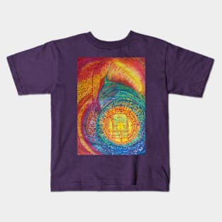 Maya Glyph Ahau Kids T-Shirt